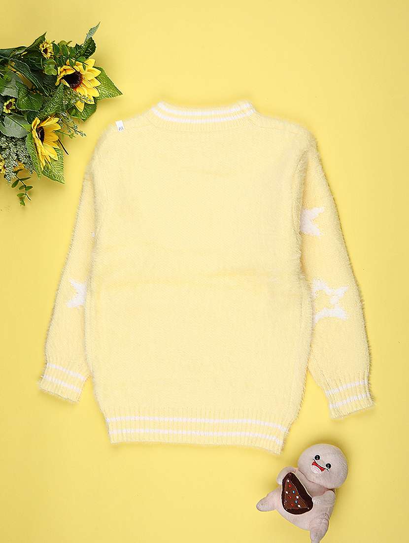 girls self designed long sleeve sweater - 22156792 -  Standard Image - 1