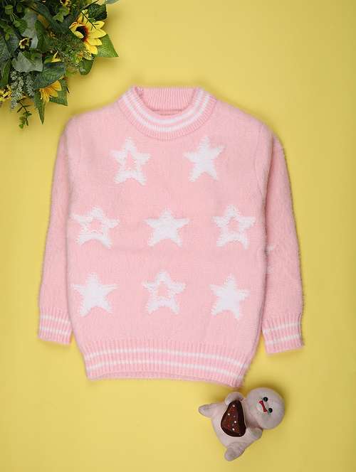 girls self designed long sleeve sweater - 22156793 -  Standard Image - 0