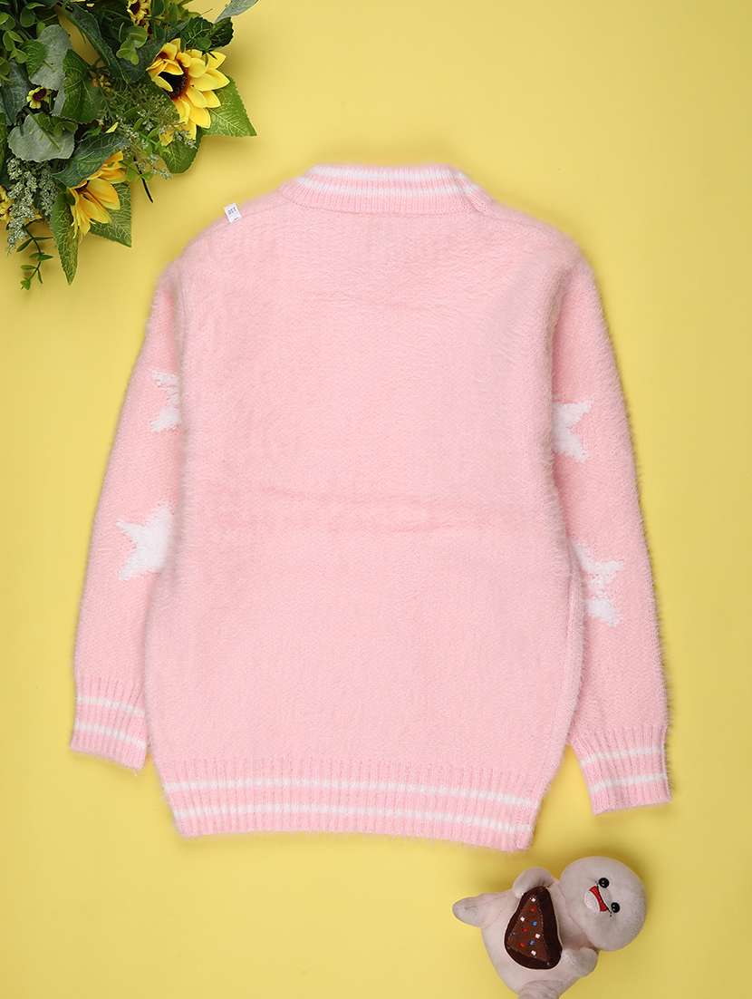 girls self designed long sleeve sweater - 22156793 -  Standard Image - 1