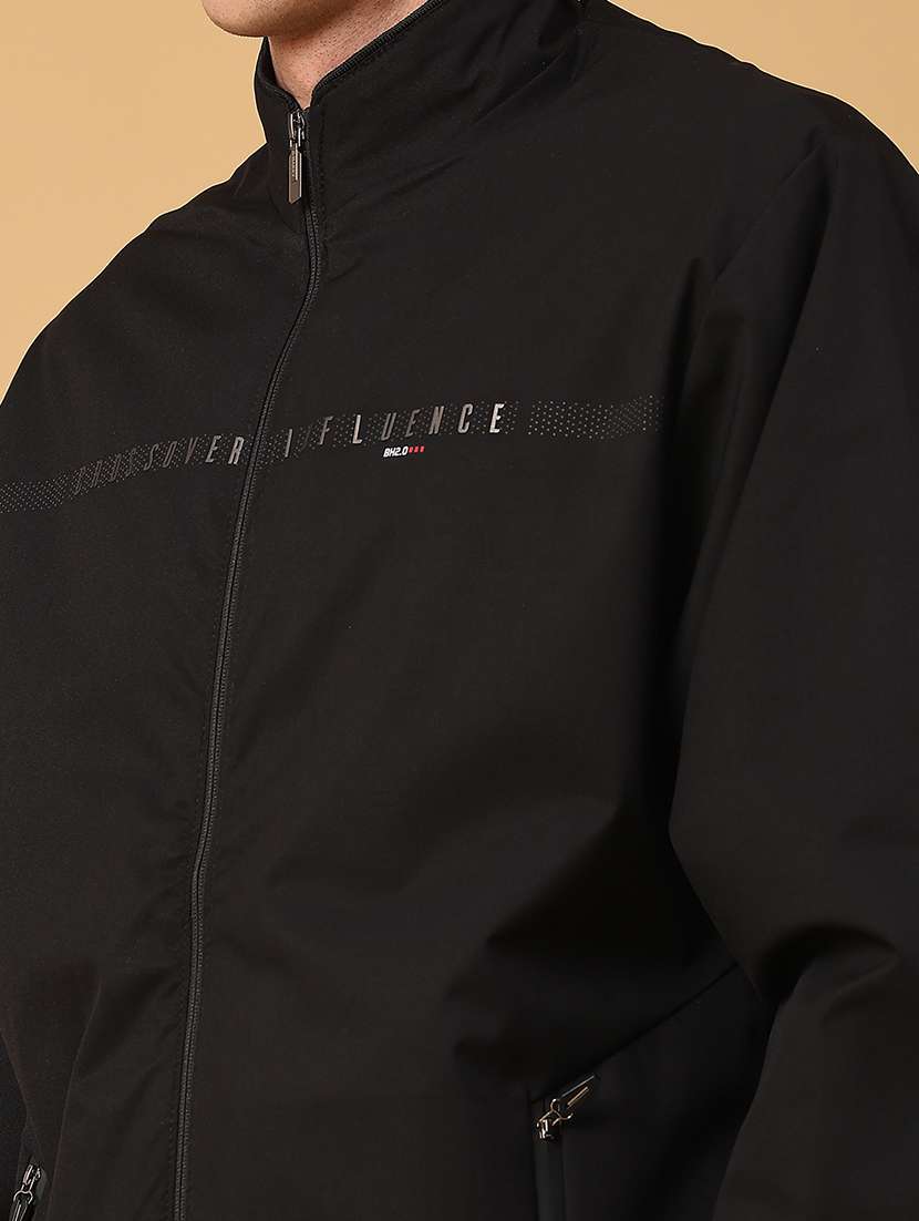 men solid long sleeve bomber jacket - 22156798 -  Standard Image - 4