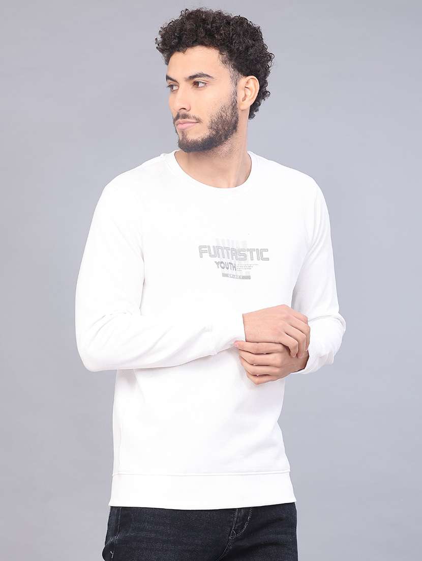 men printed long sleeve sweatshirt - 22156880 -  Standard Image - 1