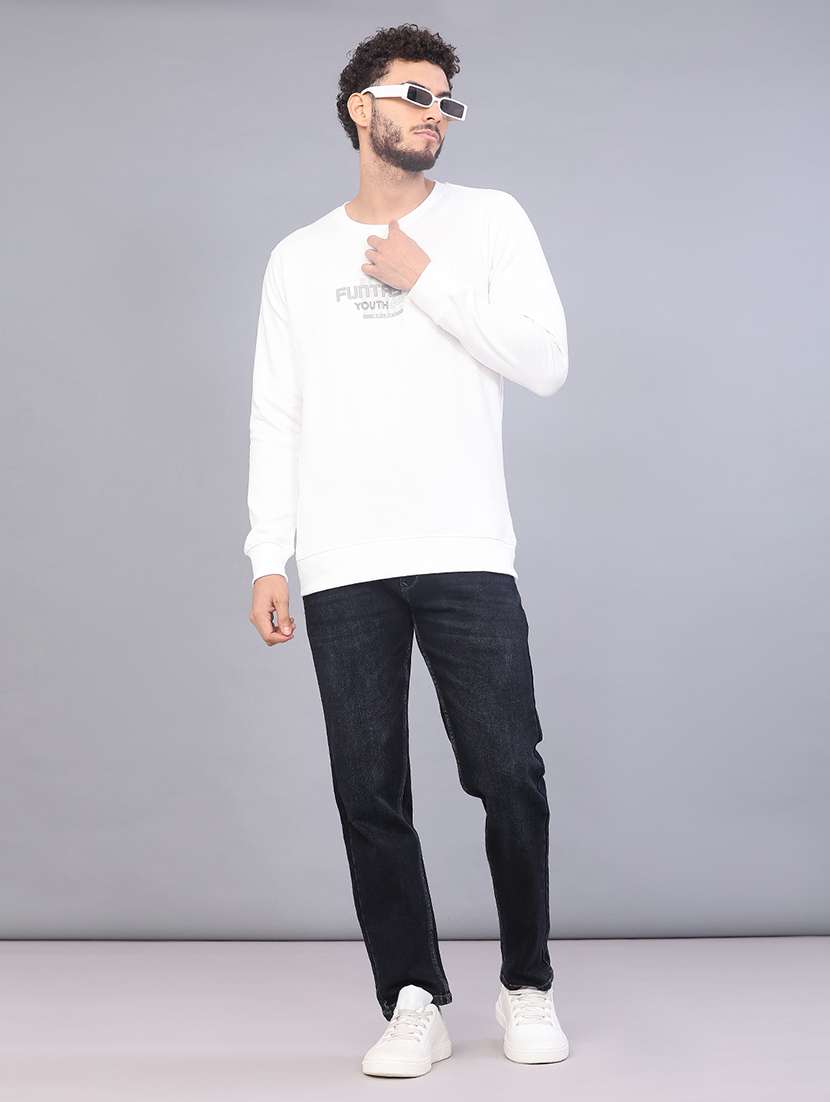 men printed long sleeve sweatshirt - 22156880 -  Standard Image - 4