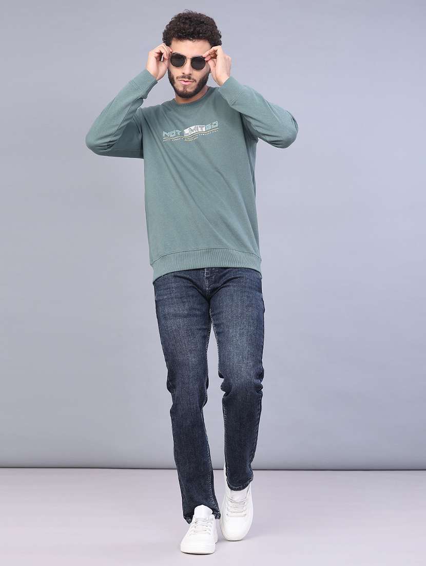 men printed long sleeve sweatshirt - 22156881 -  Standard Image - 4