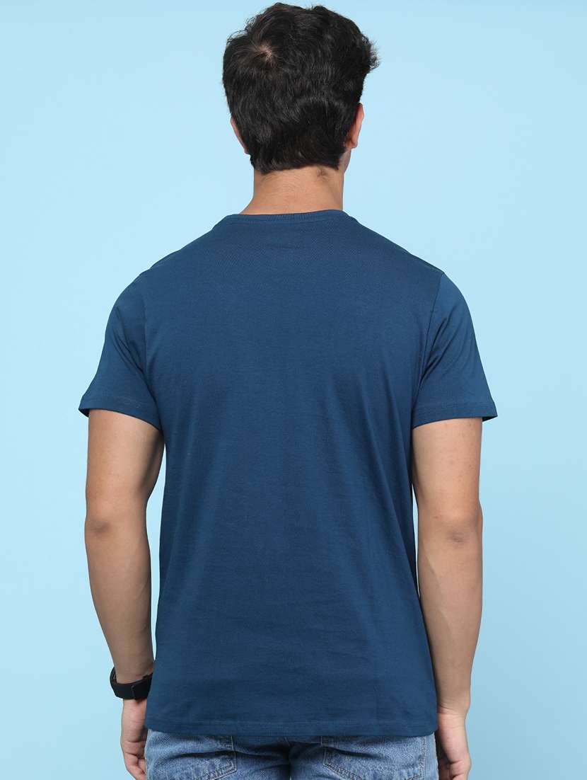 men printed short sleeve regular fit t-shirt - 22156966 -  Standard Image - 4