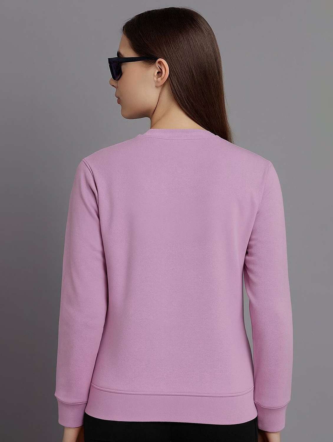 women color block long sleeve sweatshirt - 22157064 - Standard Image - 1