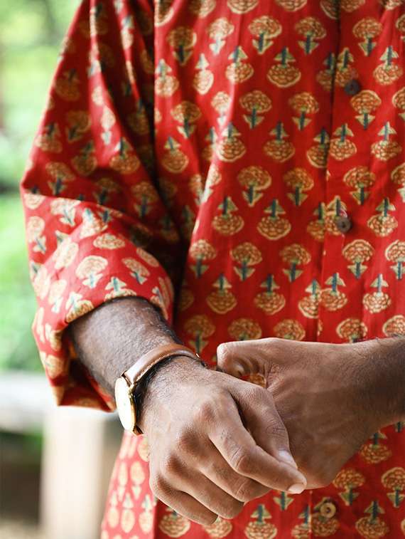 men printed long sleeve regular fit casual shirt - 22157079 -  Standard Image - 4