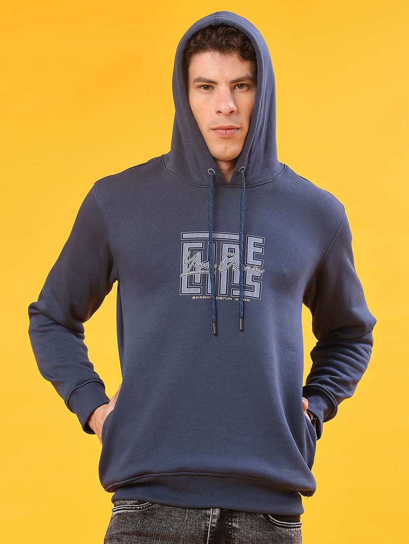 Men Chest Print Long Sleeve Regular Fit Sweatshirt - 22157164 -  Standard Image - 1