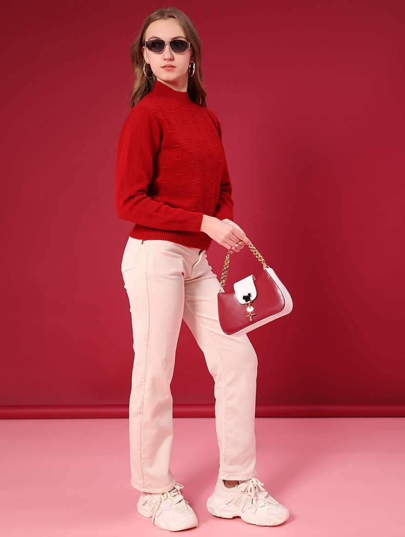 women self designed long sleeve pullover - 22157196 -  Standard Image - 4