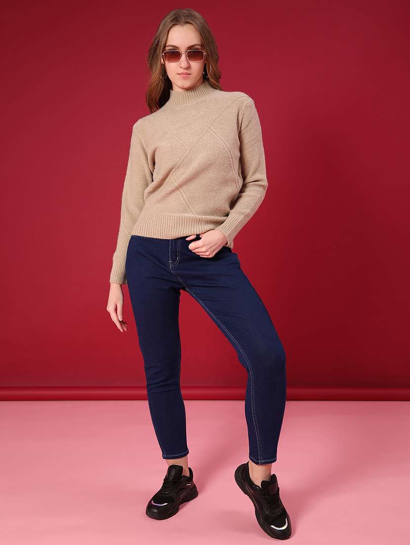 women self designed long sleeve pullover - 22157197 -  Standard Image - 4