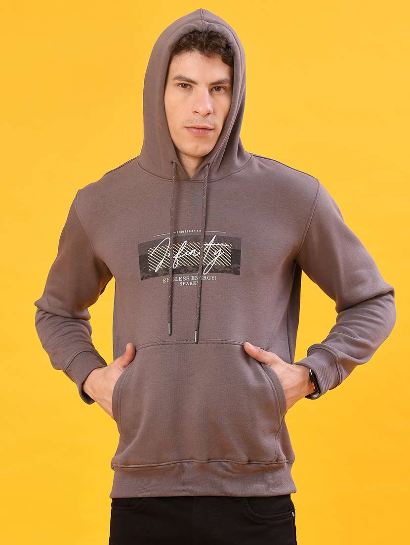 men chest print long sleeve regular fit sweatshirt - 22157203 -  Standard Image - 1