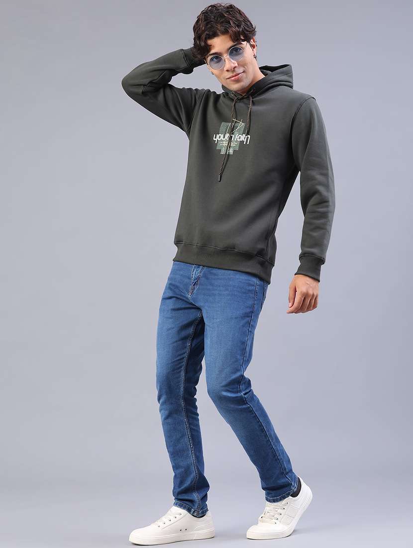 men chest print long sleeve regular fit sweatshirt - 22157207 -  Standard Image - 4