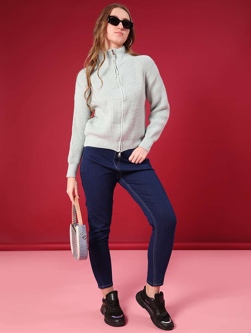 women self design long sleeve cardigan - 22157443 -  Standard Image - 4