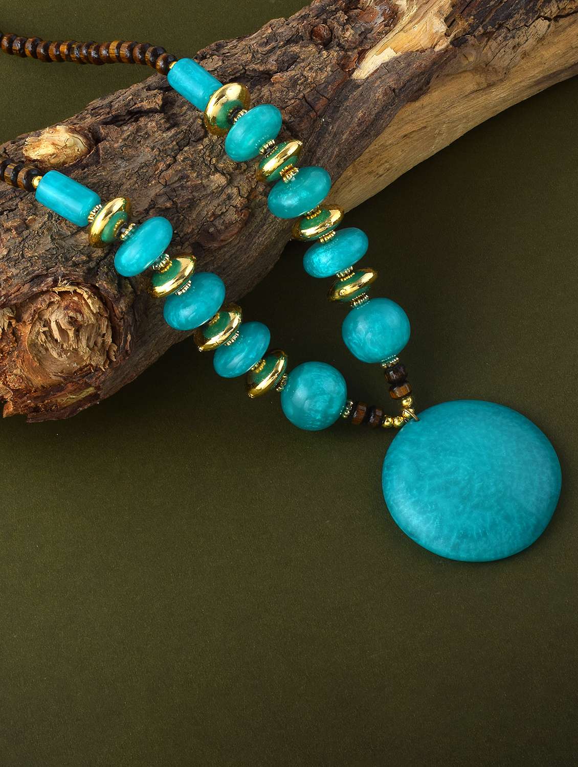 women crystal fashion long necklace