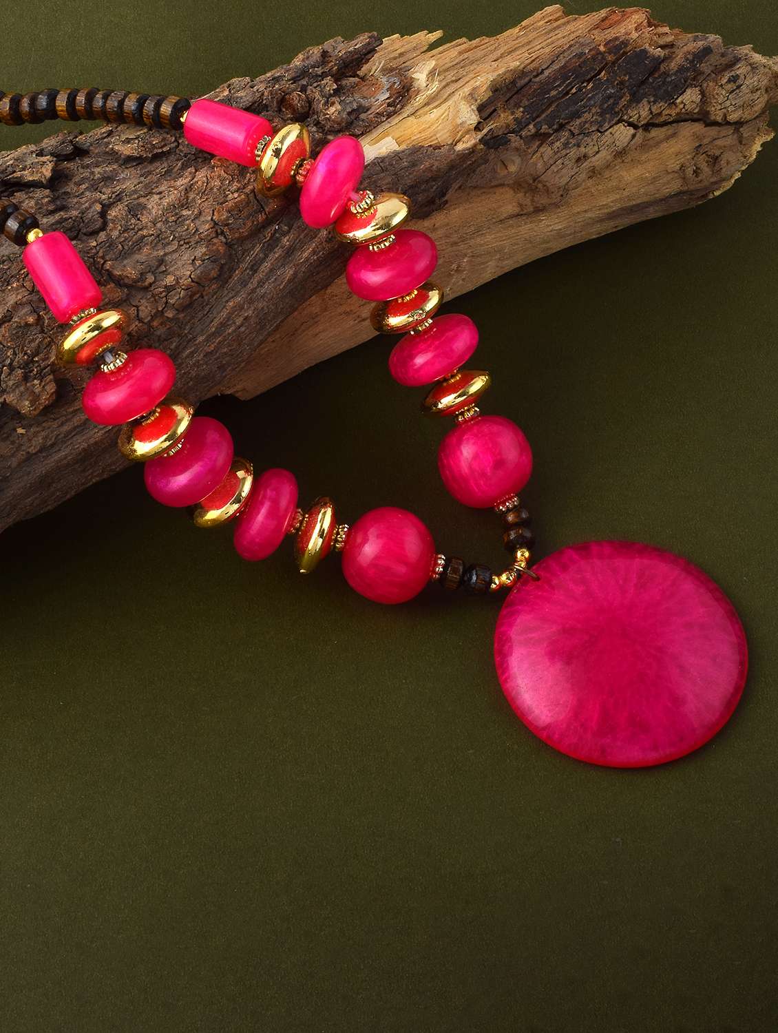 women crystal fashion long necklace