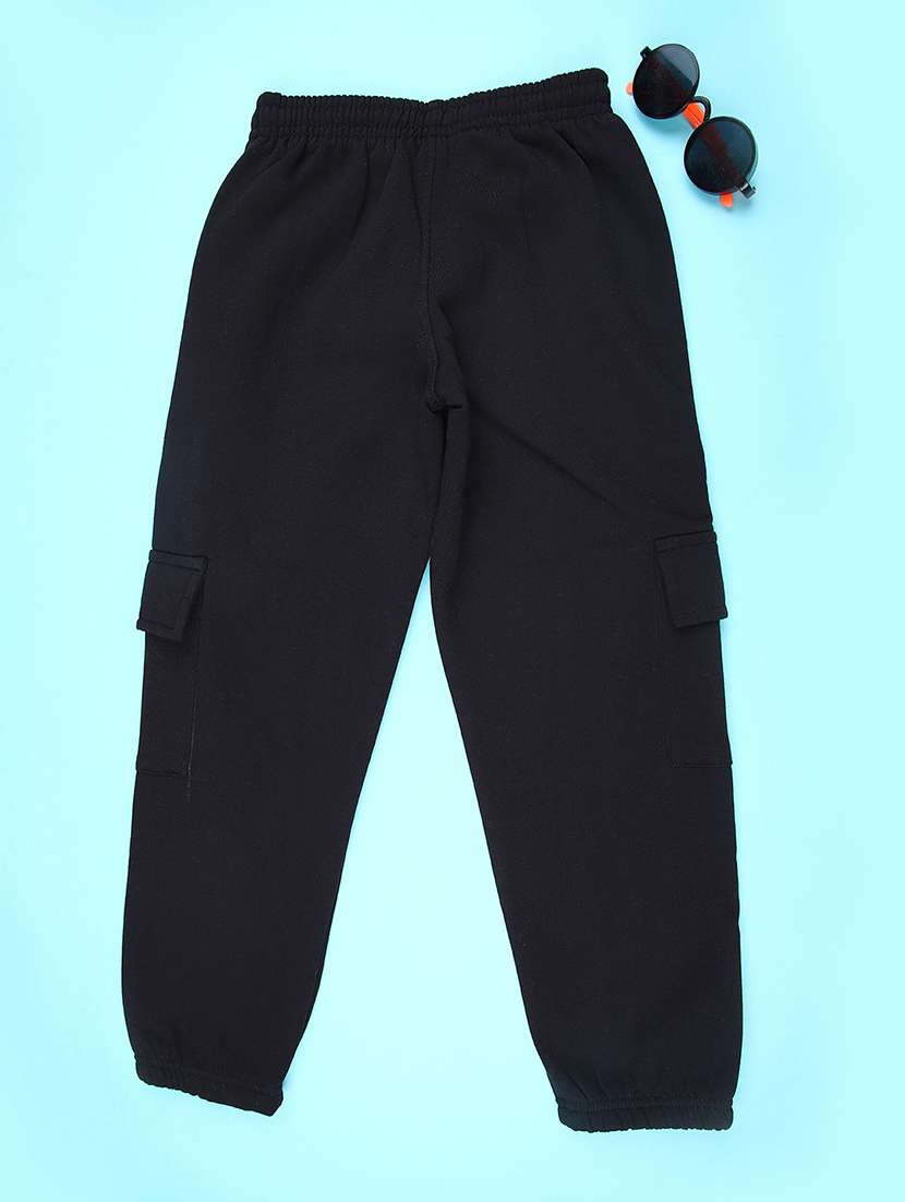 girls plain mid rise regular fit jogger - 22157602 -  Standard Image - 1