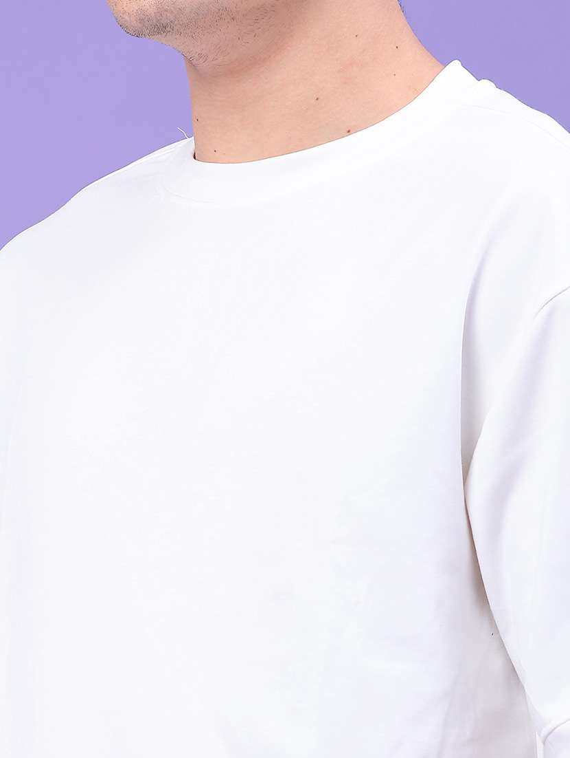 men solid short sleeve oversized t-shirt - 22158190 -  Standard Image - 4