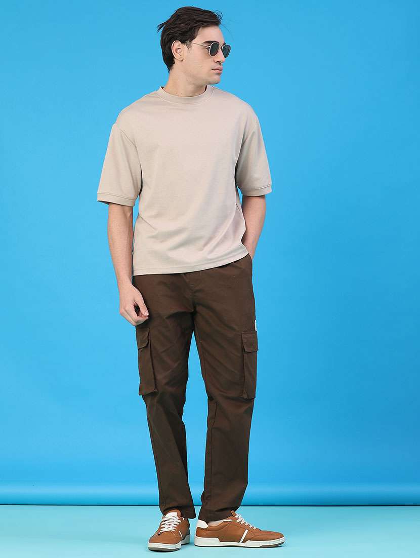 men solid short sleeve loose fit t-shirt - 22158191 -  Standard Image - 4