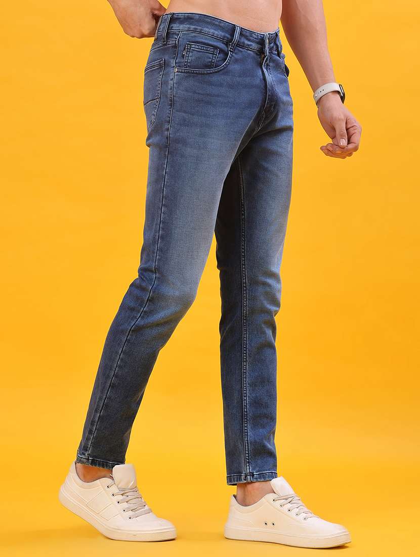 men washed mid rise full length jeans - 22158277 -  Standard Image - 1