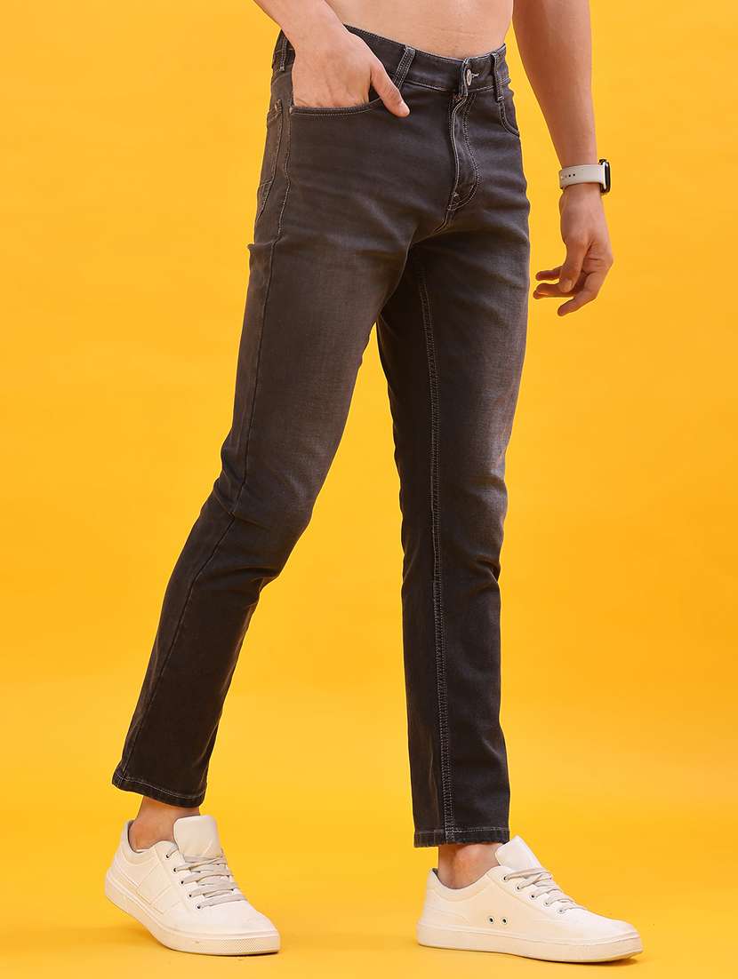 men washed mid rise full length jeans - 22158281 -  Standard Image - 1