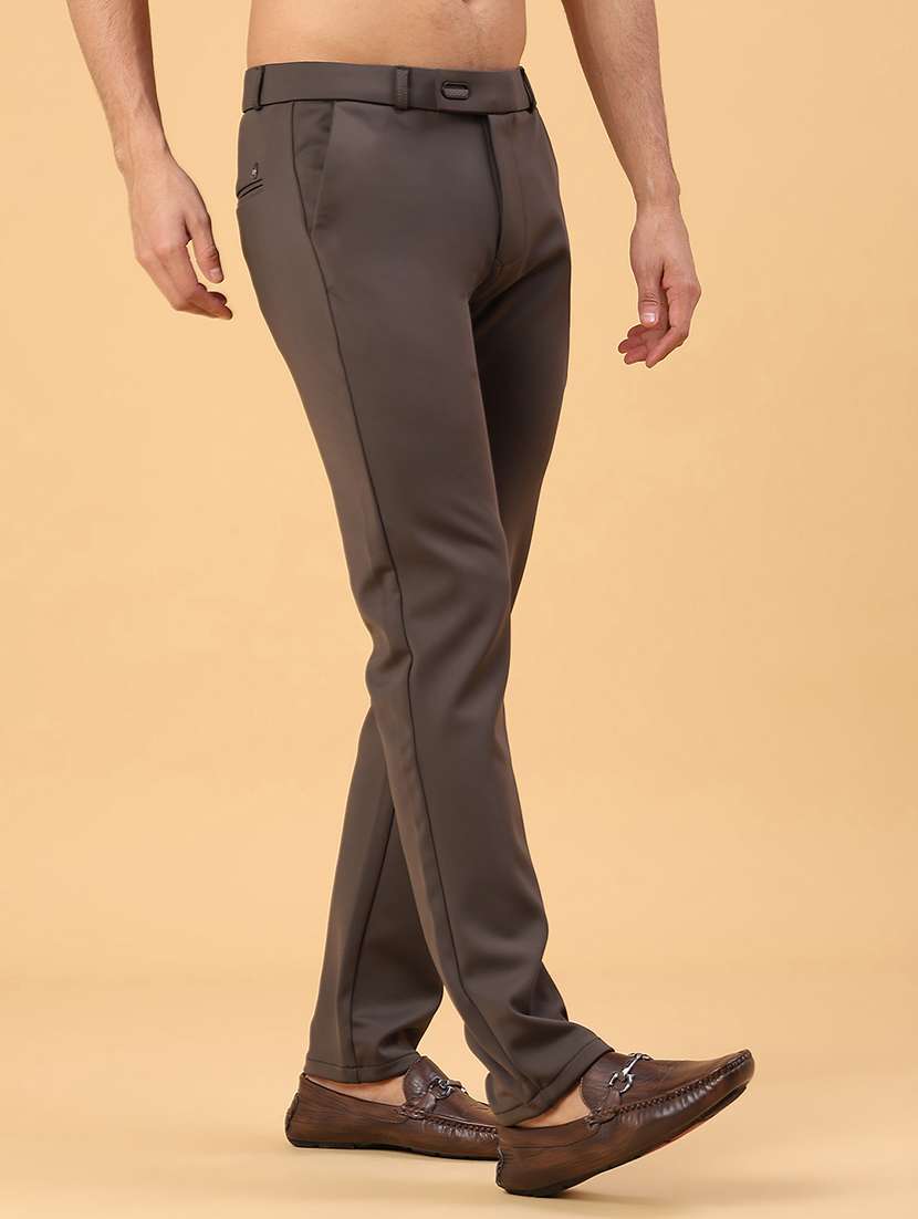 men solid mid rise slim fit casual chino - 22158503 -  Standard Image - 1