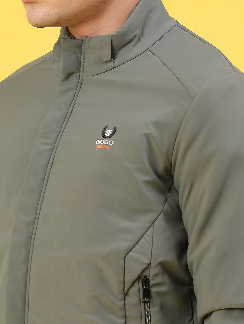 men solid long sleeve puffer jacket - 22158579 -  Standard Image - 4