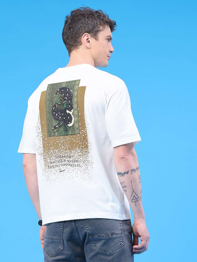 men printed short sleeve regular fit t-shirt - 22158611 -  Standard Image - 1