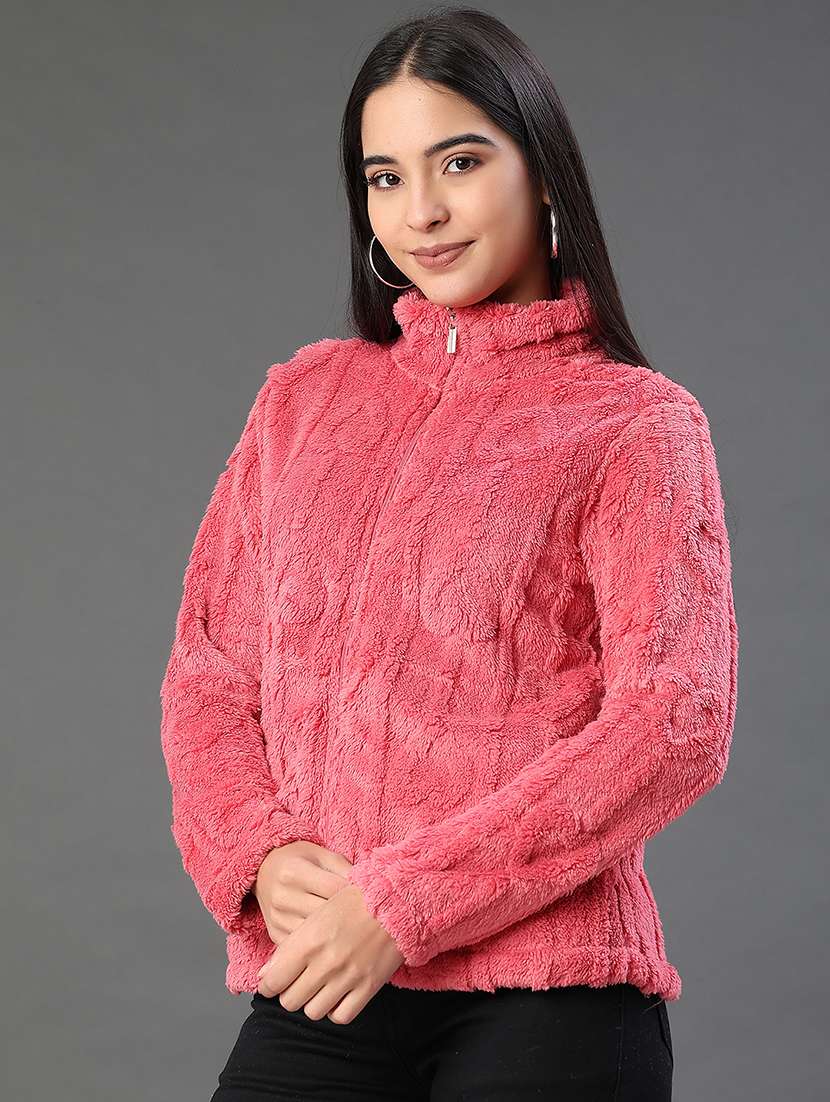 women self designed long sleeve sweatshirt - 22159197 -  Standard Image - 1