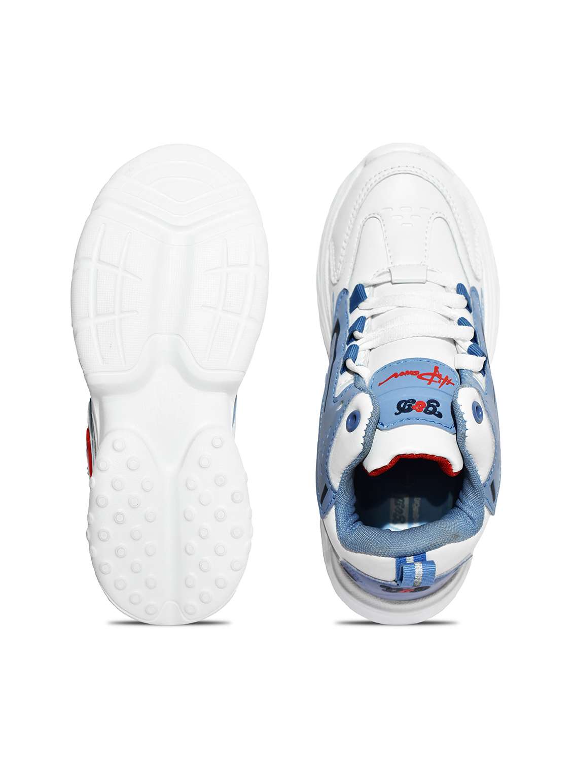 boys blue synthetic sports shoe - 22159241 -  Standard Image - 4