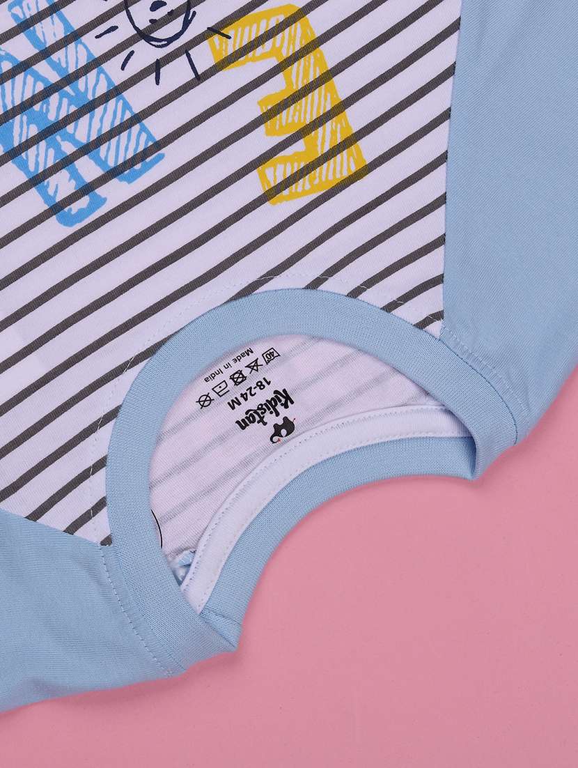 boys printed t-shirt and shorts co-ord set - 22159242 -  Standard Image - 4