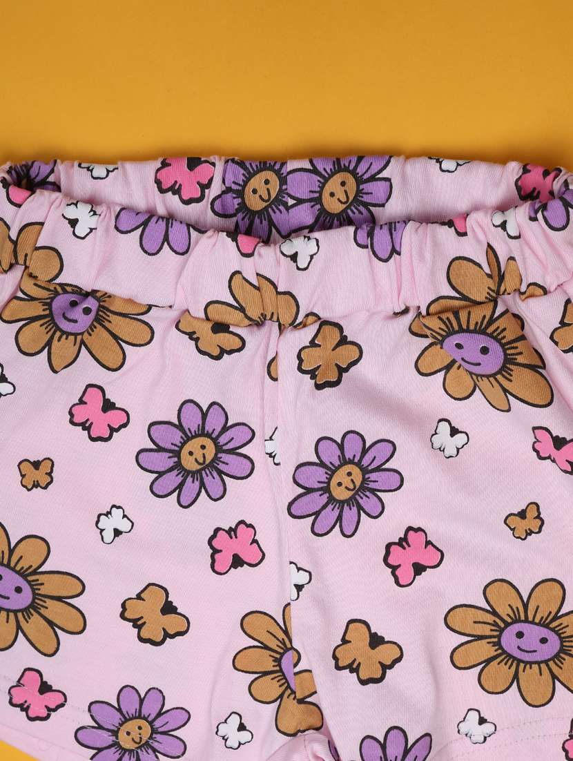 kids white cotton shorts set co-ords set - 22159530 -  Standard Image - 4