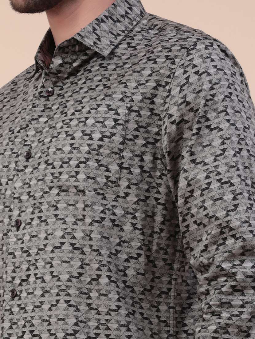 Men Printed Long Sleeves Casual Shirt - 22159573 -  Standard Image - 1