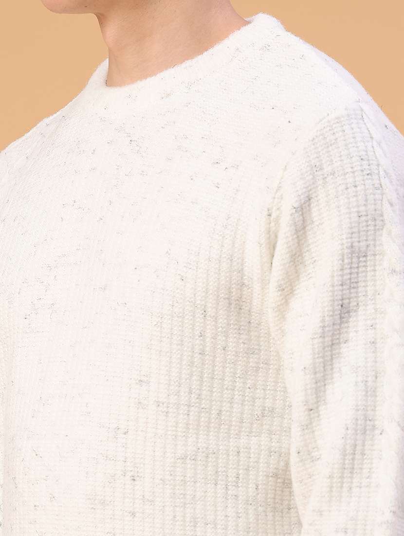 men self designed long sleeve pullover - 22159740 -  Standard Image - 4