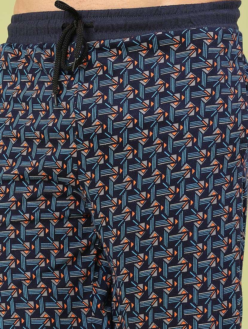 men printed mid rise regular fit bermuda shorts - 22160042 -  Standard Image - 1