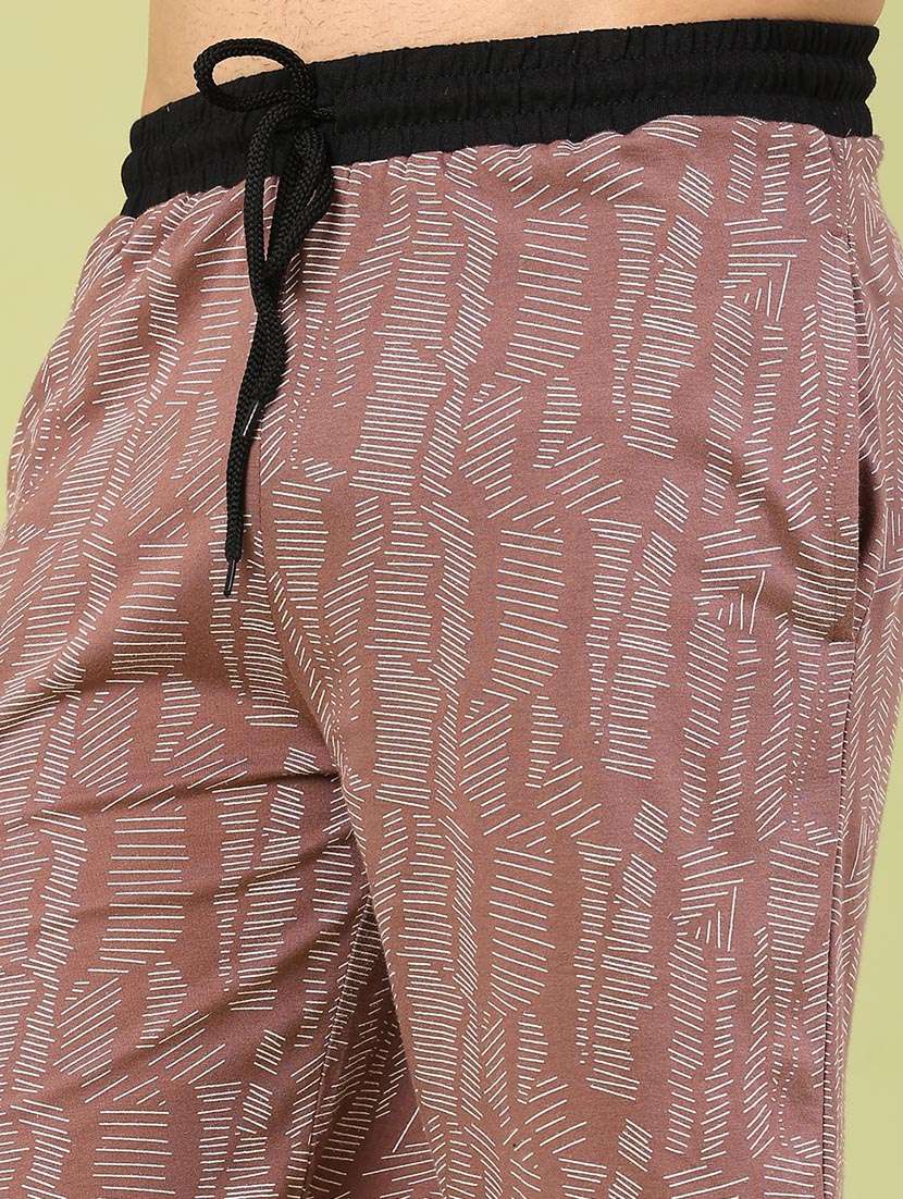 men printed mid rise regular fit bermuda shorts - 22160043 -  Standard Image - 1