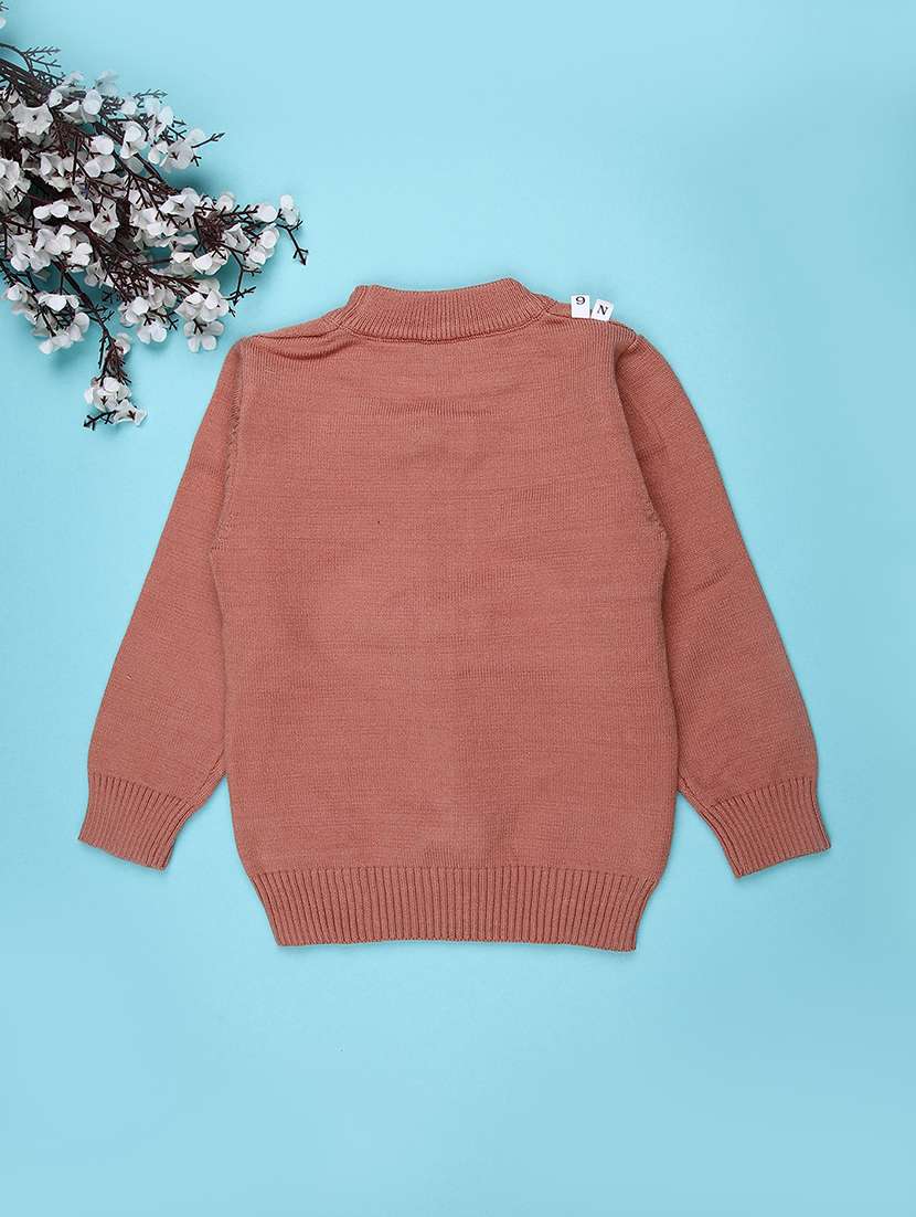 girls self designed long sleeve sweater - 22160251 -  Standard Image - 1