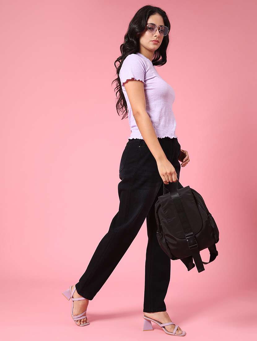 women black cotton jean - 22160275 -  Standard Image - 4