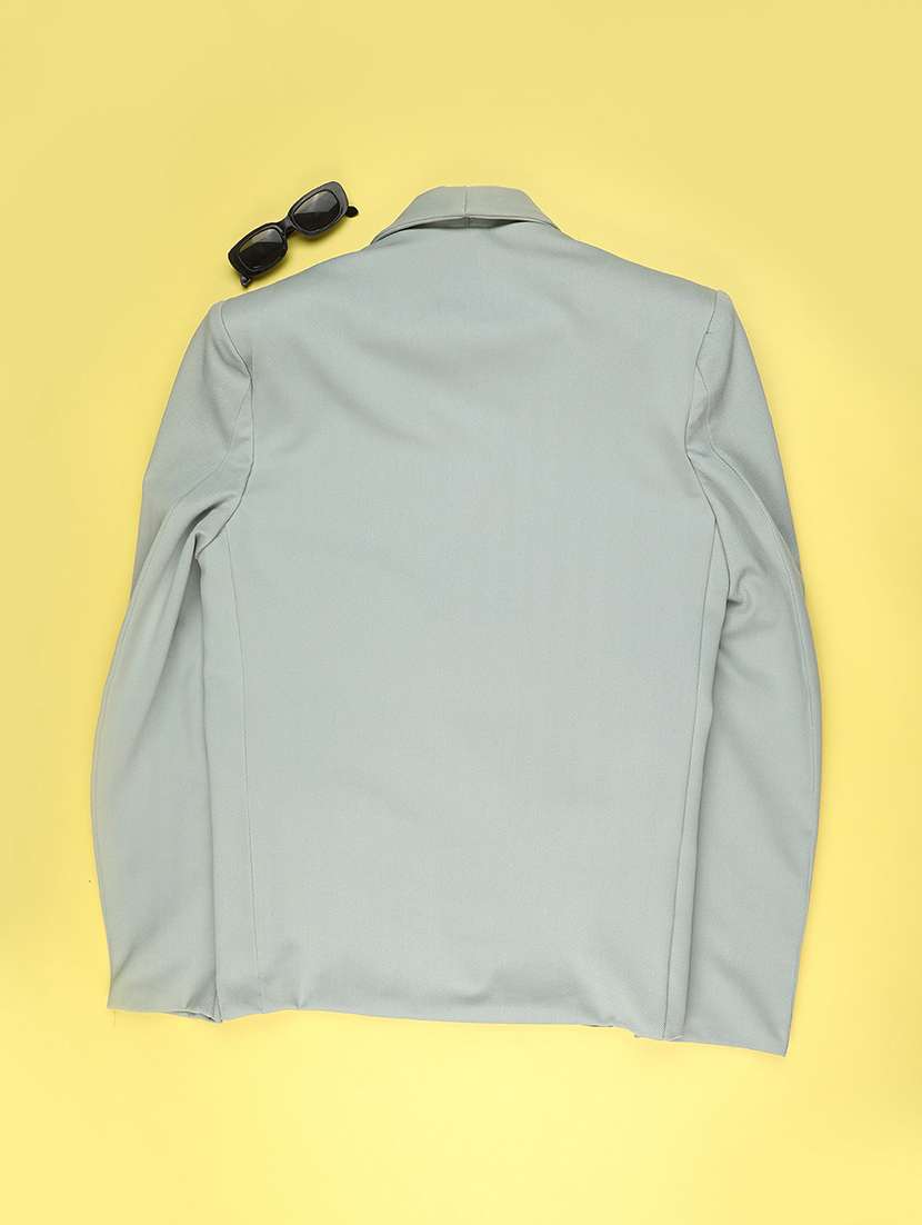 Boys Solid Long Sleeve Blazer - 22160869 -  Standard Image - 1