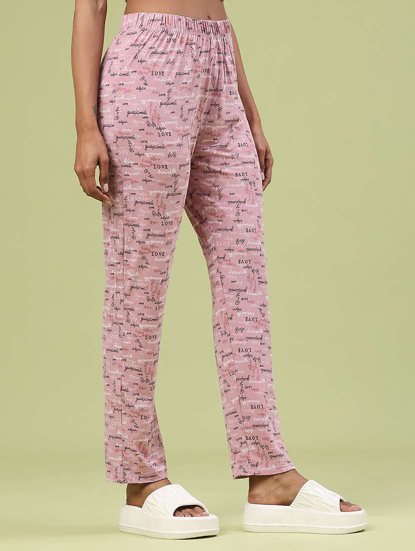 women printed mid rise pajama - 22160990 -  Standard Image - 1
