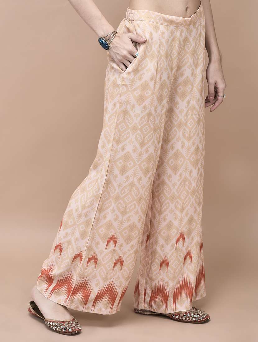 women three quarter sleeve regular fit ethnic co-ord set - 22161031 - Standard Image - 4