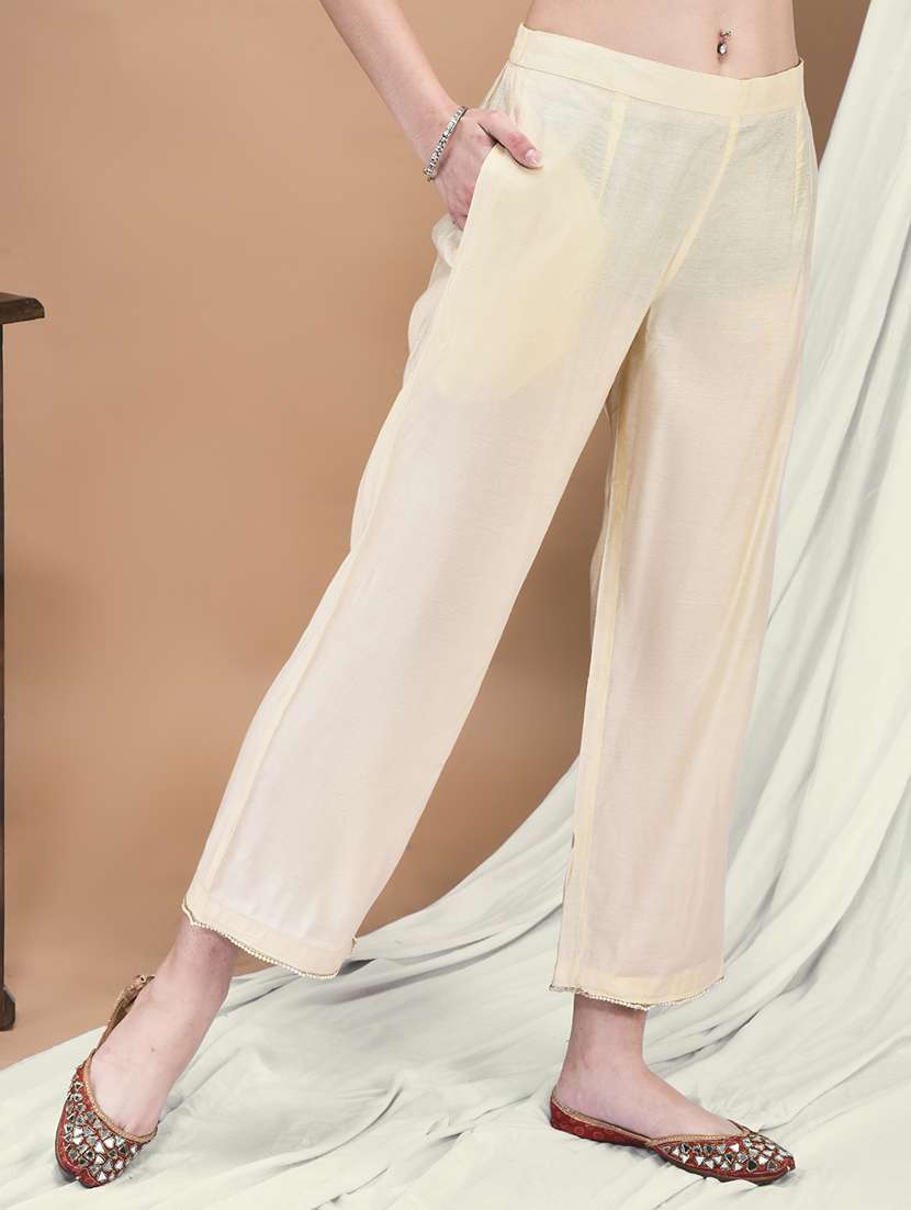 women self design three quarter sleeve kurta pant with dupatta set - 22161051 -  Standard Image - 4
