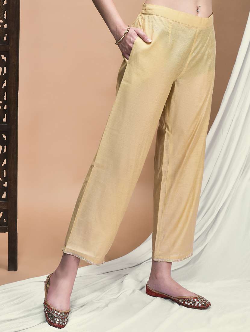 women self design three quarter sleeve kurta pant with dupatta set - 22161052 -  Standard Image - 4