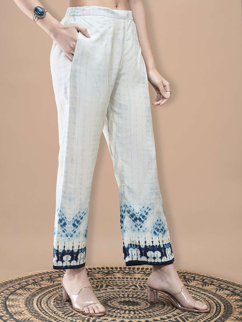 women printed three quarter sleeve kurta pant with dupatta set - 22161066 -  Standard Image - 4