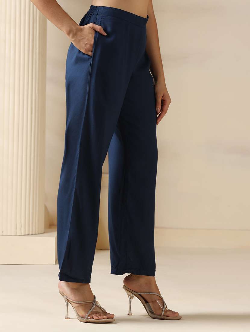 women embroidered three quarter sleeve kurta pant with dupatta set - 22161084 -  Standard Image - 4