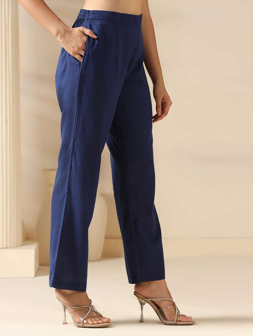 women embroidered three quarter sleeve kurta pant with dupatta set - 22161089 -  Standard Image - 4