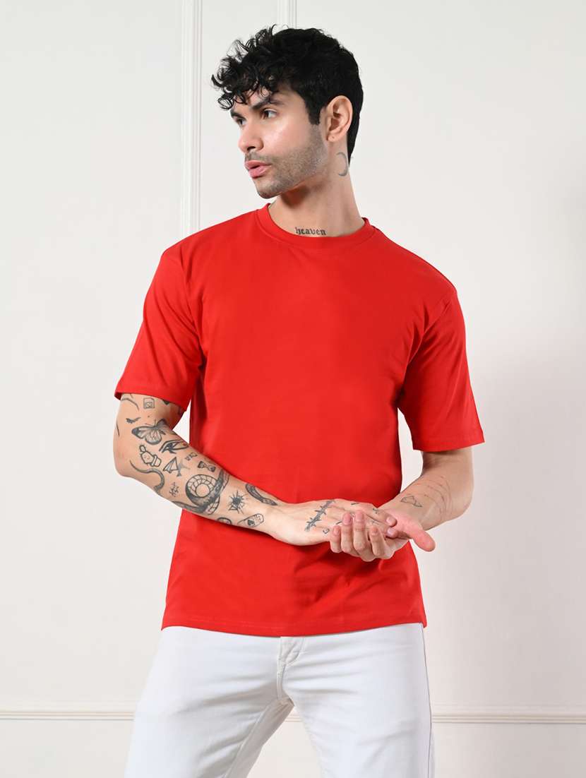 men solid short sleeve regular fit t-shirt - 22161126 -  Standard Image - 1