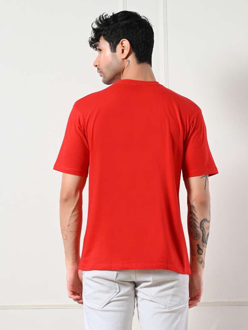 men solid short sleeve regular fit t-shirt - 22161126 -  Standard Image - 4