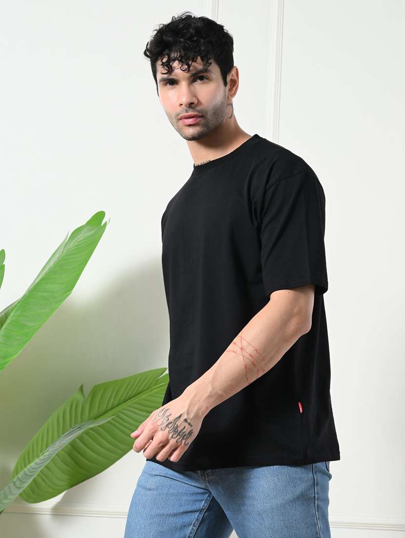 men solid short sleeve regular fit t-shirt - 22161128 -  Standard Image - 1