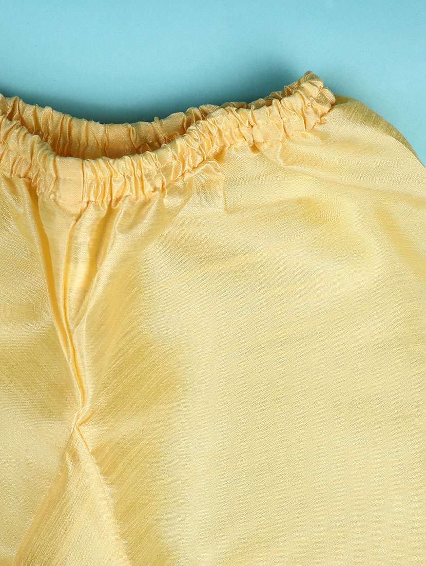 boys embroidered kurta and pyjama set with jacket - 22161539 -  Standard Image - 4