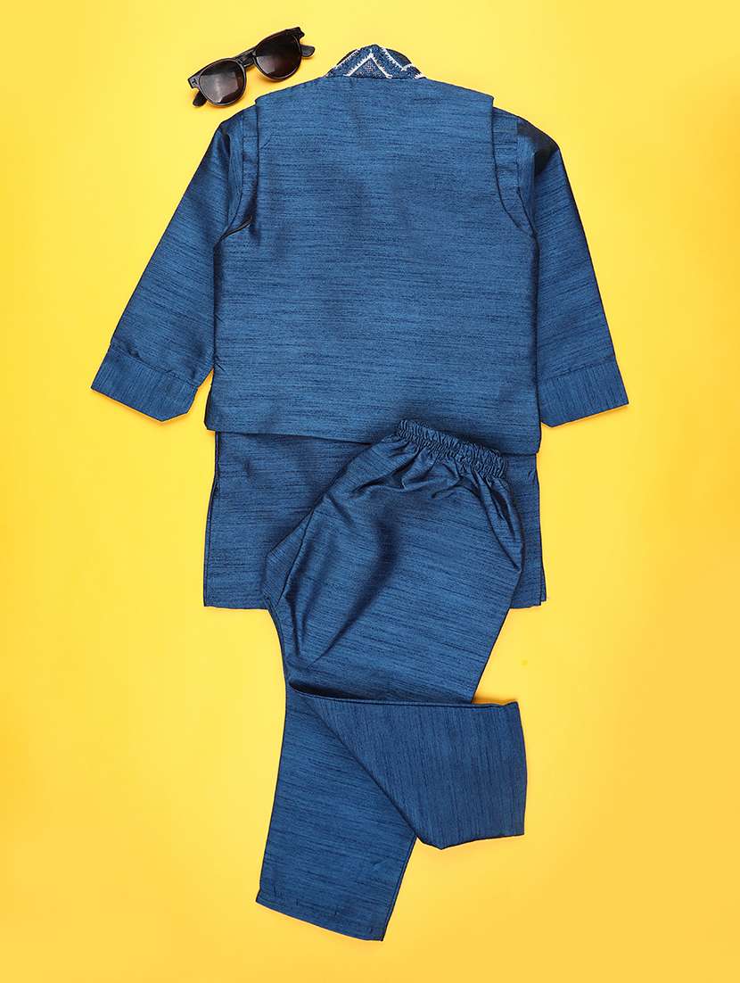 Boys Printed Long Sleeve Sherwani - 22161541 -  Standard Image - 1