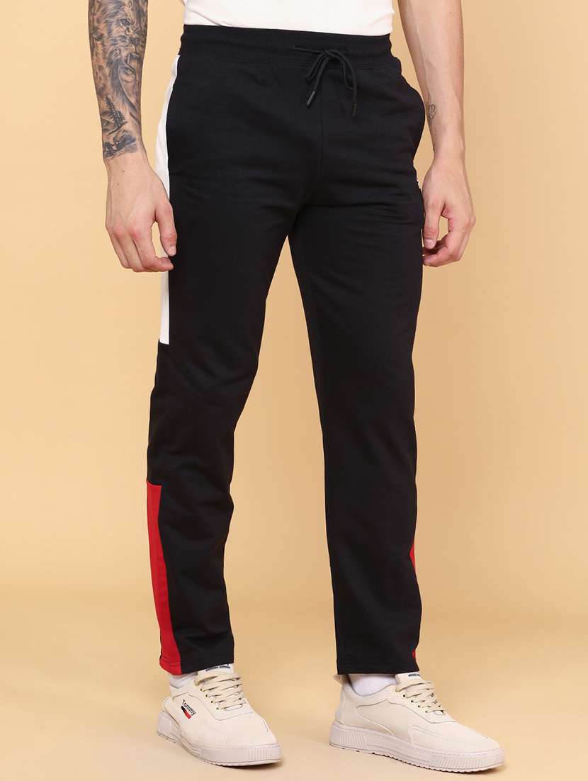 Men Black Cotton Cargo - 22161556 -  Standard Image - 1